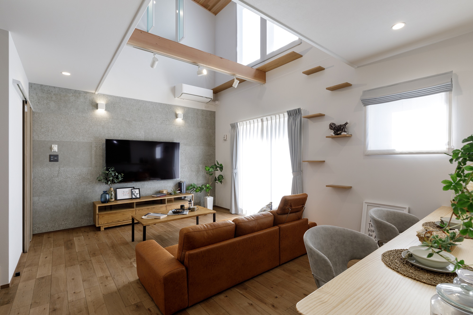 溢れる光と心地良さの中で愛猫と暮らすお家 写真